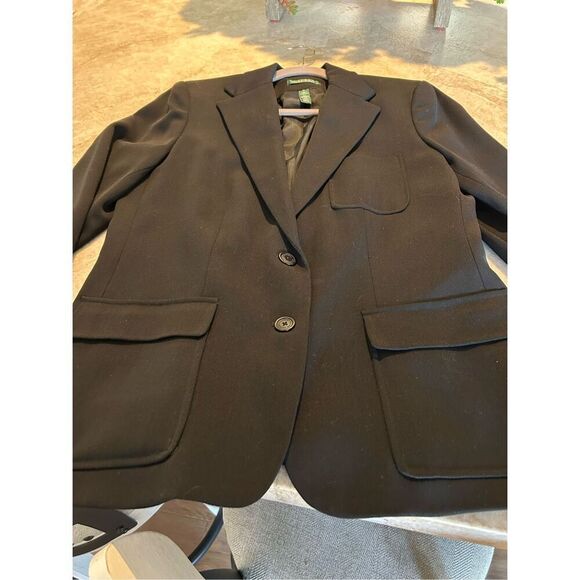 LAUREN by Ralph Lauren Black Blazer Size 12 - Picture 4 of 7